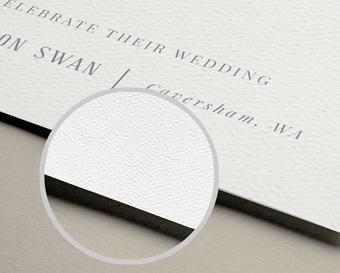 quality paper via felt papermint custom wedding invitation and stationery design